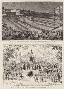 Til minne om den franske revolusjonen i Paris